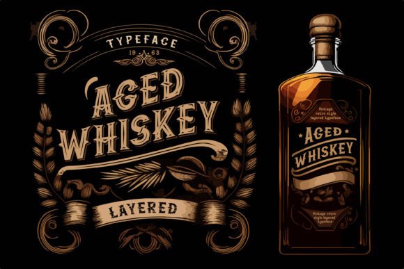 Aged Whiskey: A Typeface with Character and History
