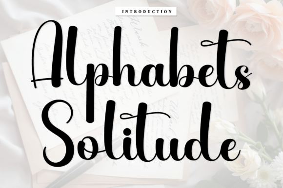 Alphabets Solitude: A Font with Heartfelt Presence