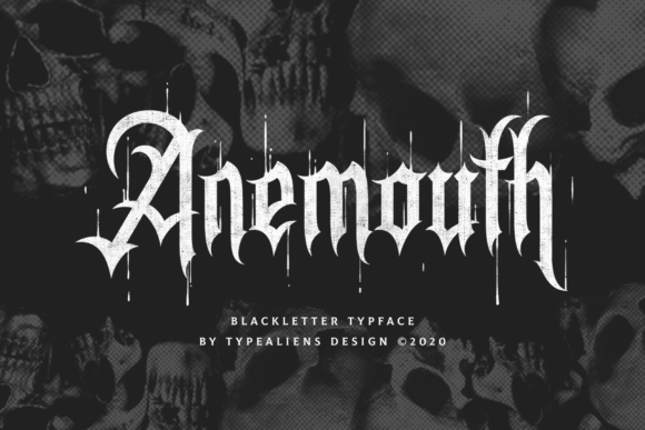 Anemouth: A Bold Blackletter for Modern Design
