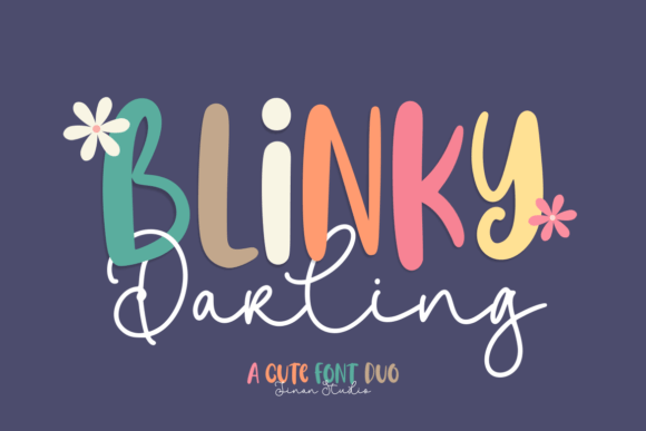 Blinky Darling Duo: A Font for Romantic Branding