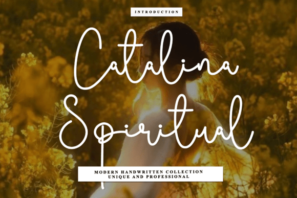 Catalina Spiritual: The Artisan Script Font