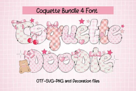 Coquette Doodle: A Font with Personality and Flair