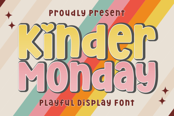 Discovering Kinder Monday: A Font That Radiates Joy