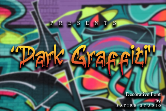 Drak Graffiti: The Melting Font for Bold Branding