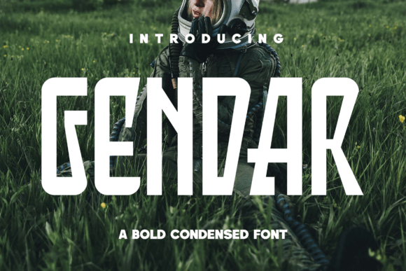 Gendar: A Futuristic Condensed Font for Bold Branding