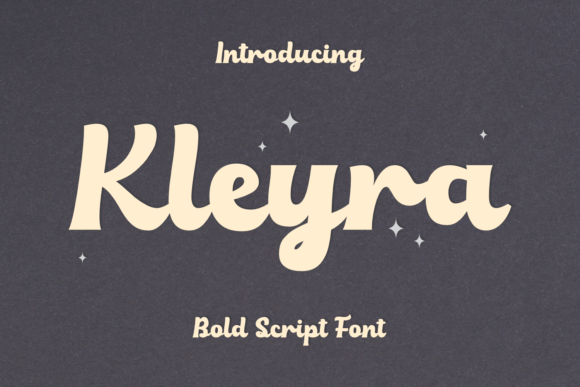 Kleyra: The Bold Script Font for Stronger Design