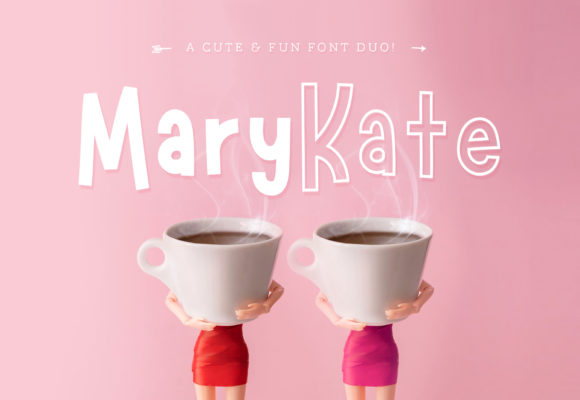 Meet Marykate: A Playful Font Duo for Creative Projects