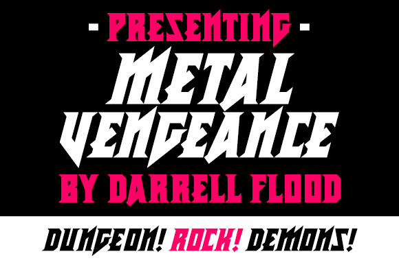 Metal Vengeance: The Typeface for Bold Visual Statements