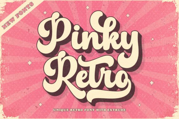 Pinky Retro: A Bold Script Font for Striking Designs