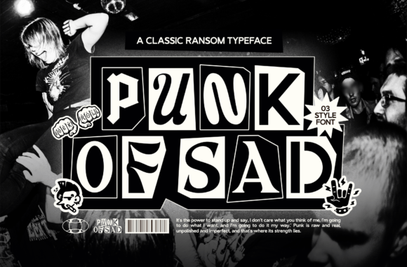 Punk of Sad: A Typeface for Bold, Unconventional Designs