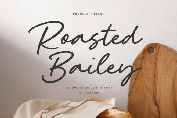 Roasted Bailey: The Handwritten Font for Modern Projects
