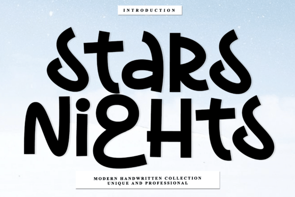 Stars Nights: A Handwritten Font That Captures Timeless Elegance
