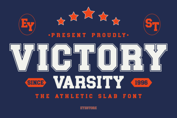 Victory Varsity: Bold Slab Serif for Winter Branding